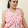 Champa Blossom V-Neck Kurti