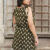 4D5A5090 Mehka Gulmohar Sleeveless Kurti